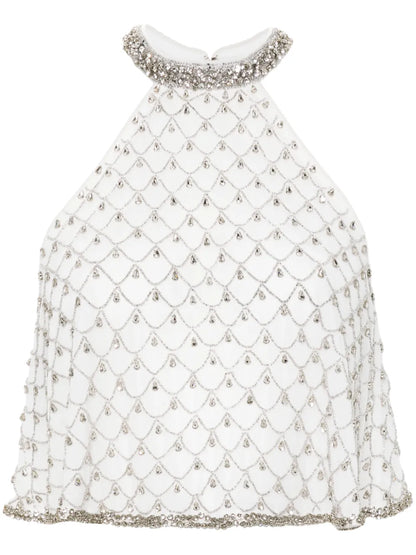 Crystal-Embellished Top