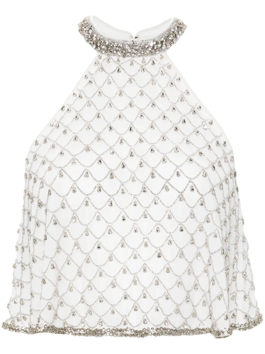 Crystal-Embellished Top