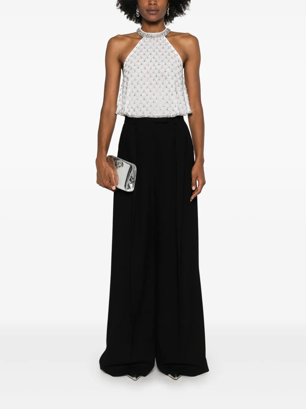 Crystal-Embellished Top