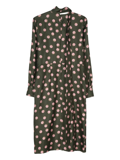 Printed Silk Dress