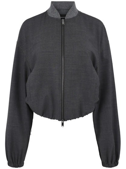 Zip-Up Bomber Jacket