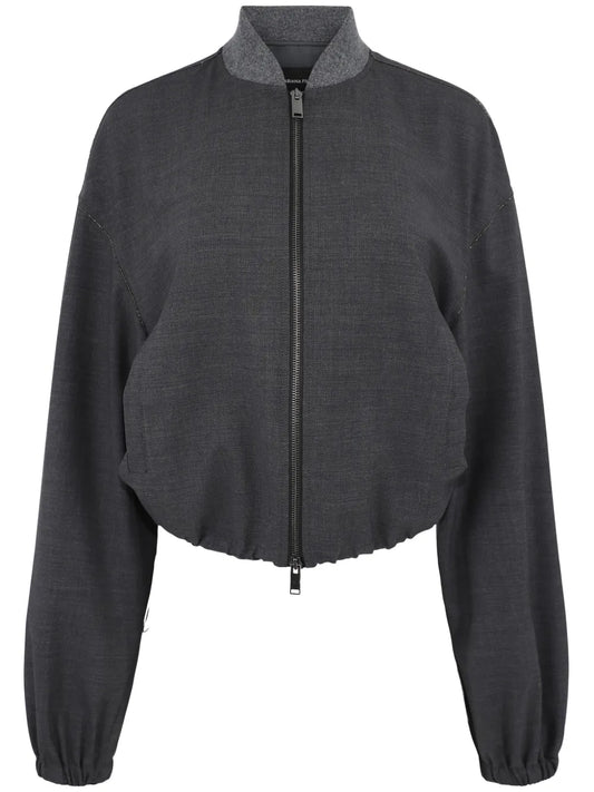 Zip-Up Bomber Jacket