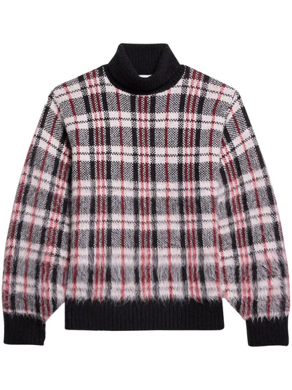Plaid-Check Jumper
