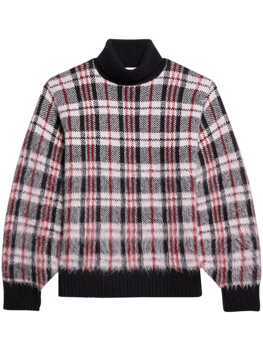 Plaid-Check Jumper