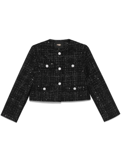 Sequin-Embellished Jacket