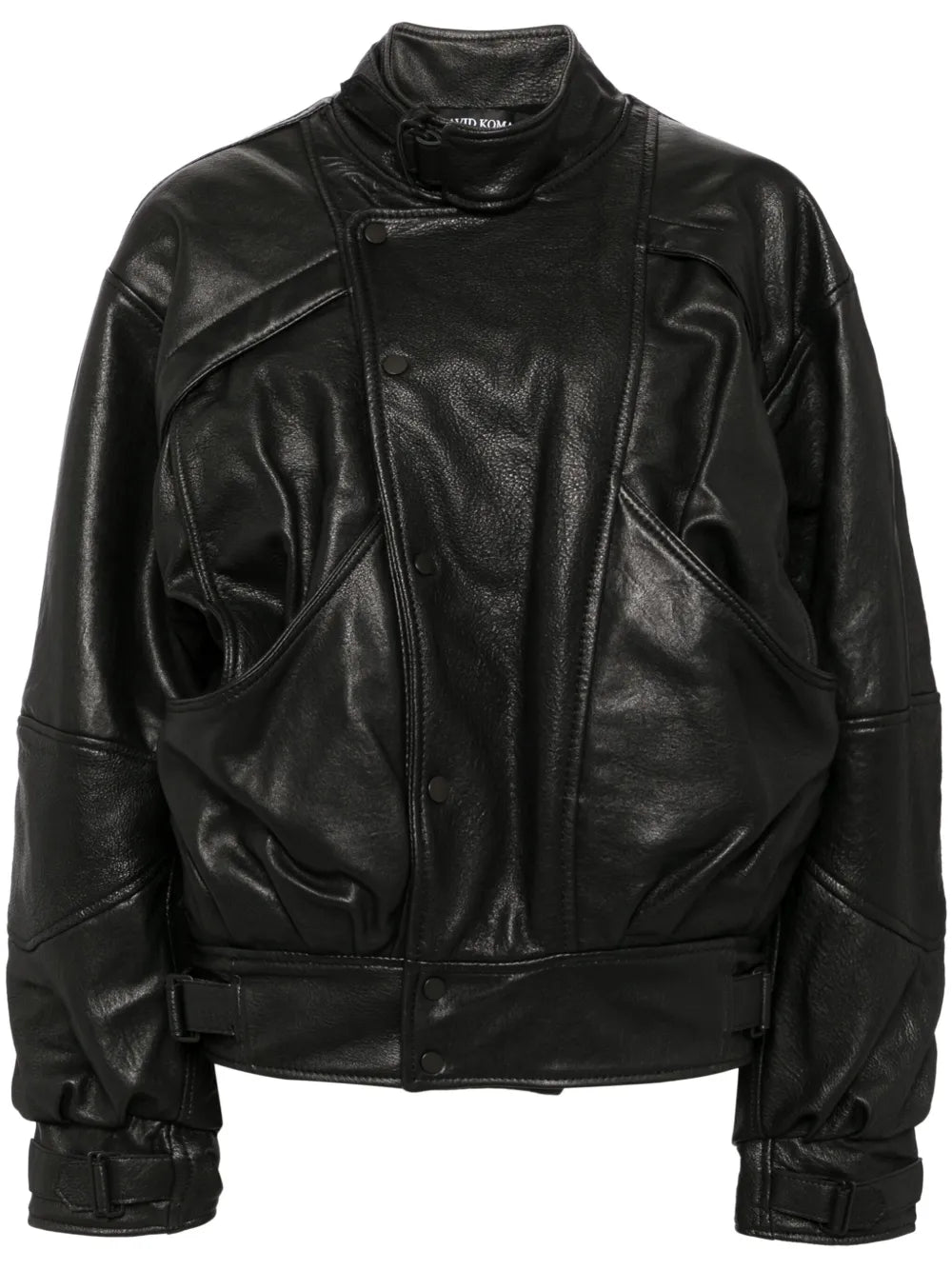 Panelled Leather Jacket