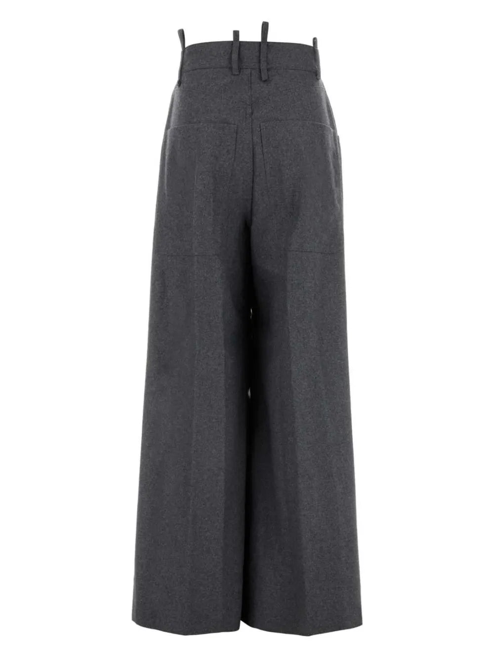 Wool Wide-Leg Trousers