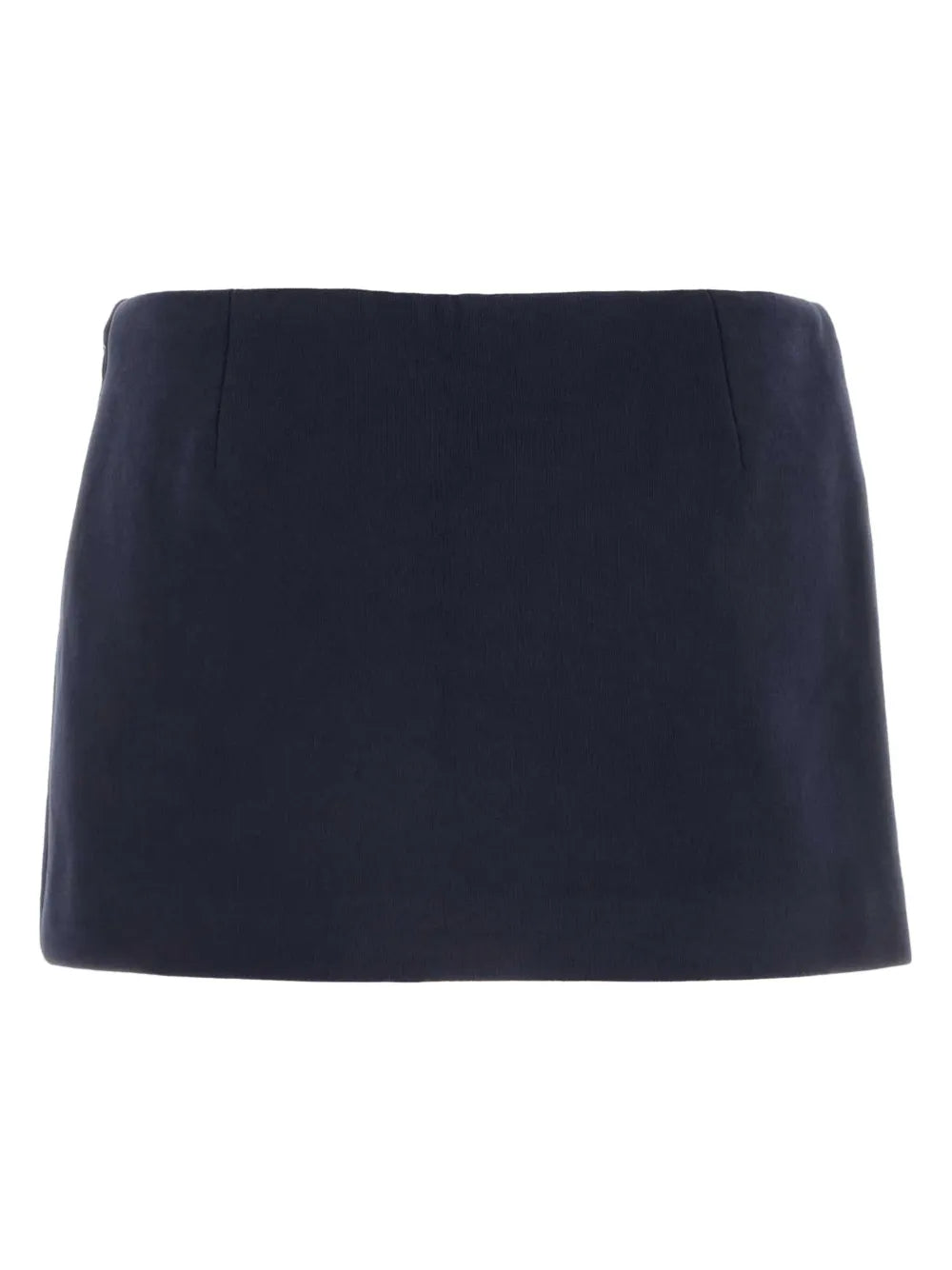 Padded Cotton Miniskirt