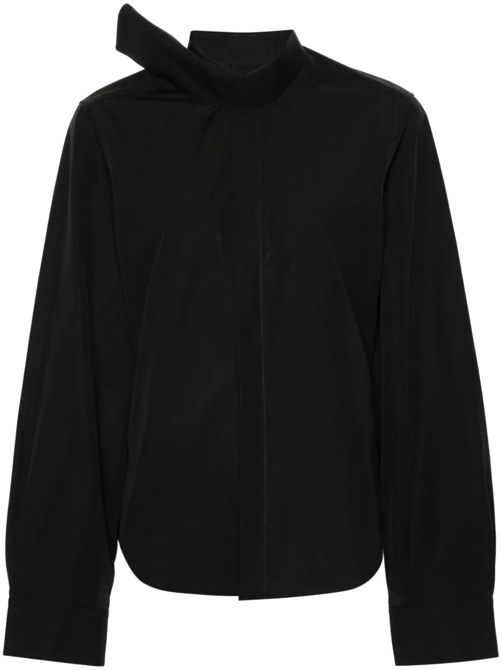 Scarf-Collar Shirt