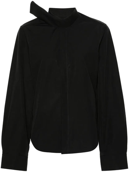 Scarf-Collar Shirt