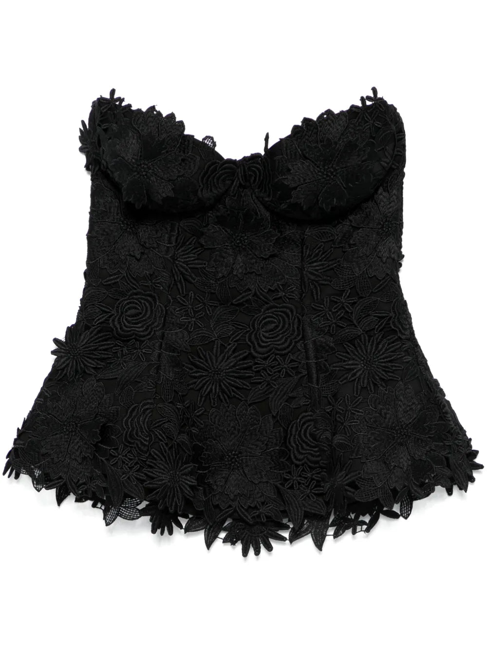 Floral-Lace Bustier