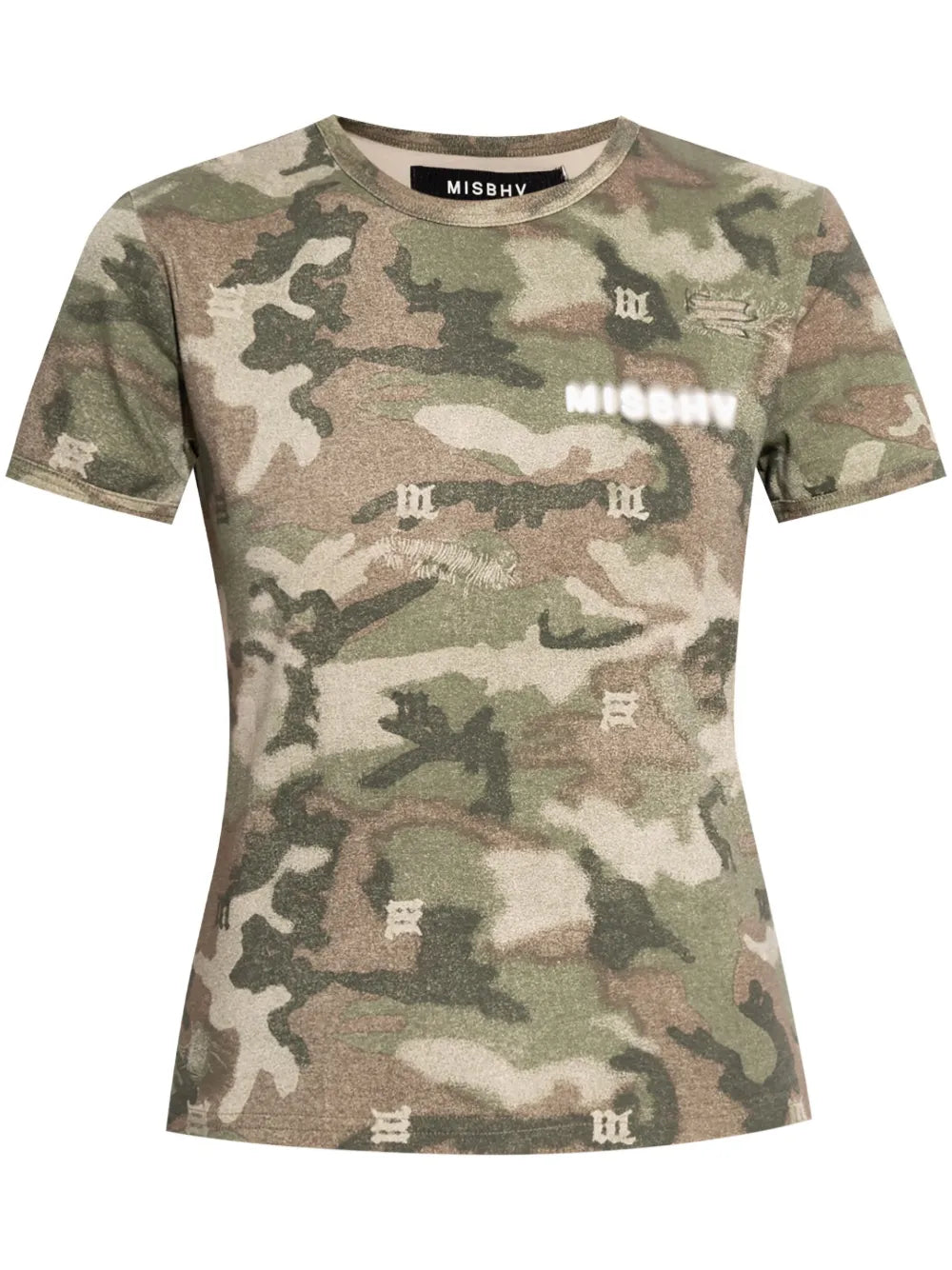 Logo-Print Camo T-Shirt
