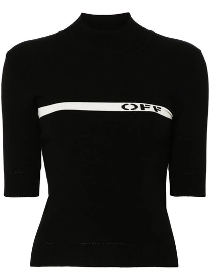 Logo-Intarsia T-Shirt