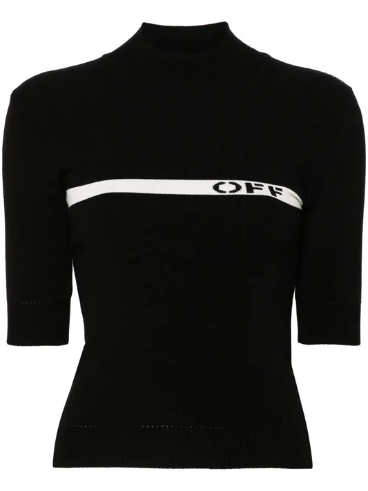 Logo-Intarsia T-Shirt