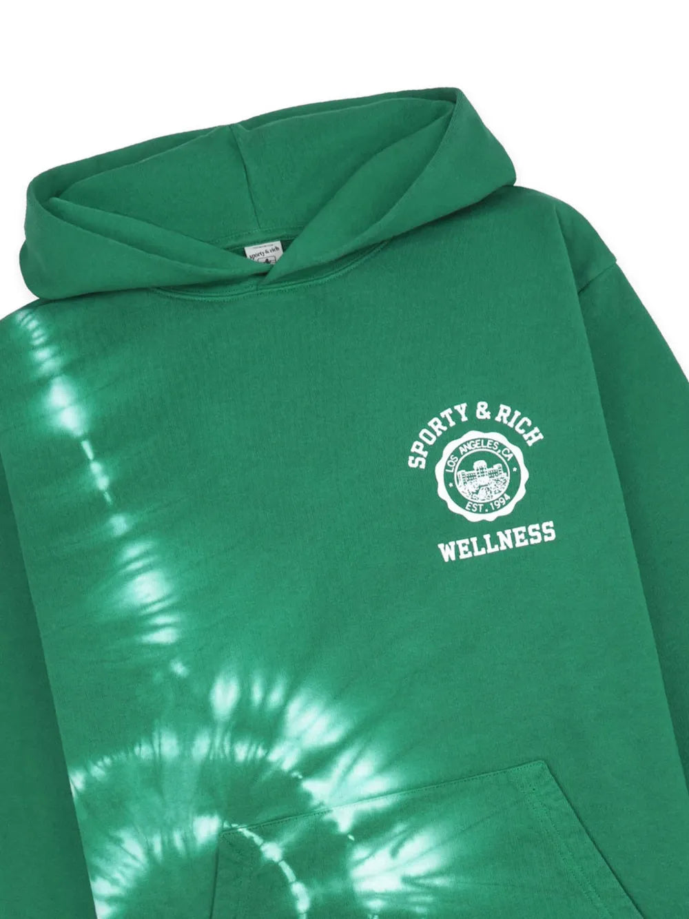 Emblem Tie Dye Hoodie