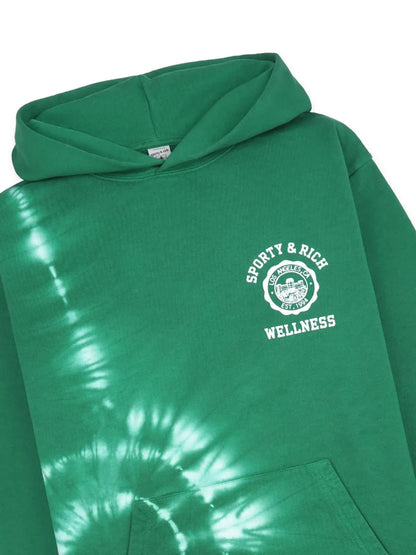 Emblem Tie Dye Hoodie