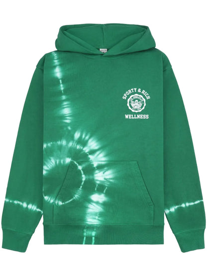 Emblem Tie Dye Hoodie