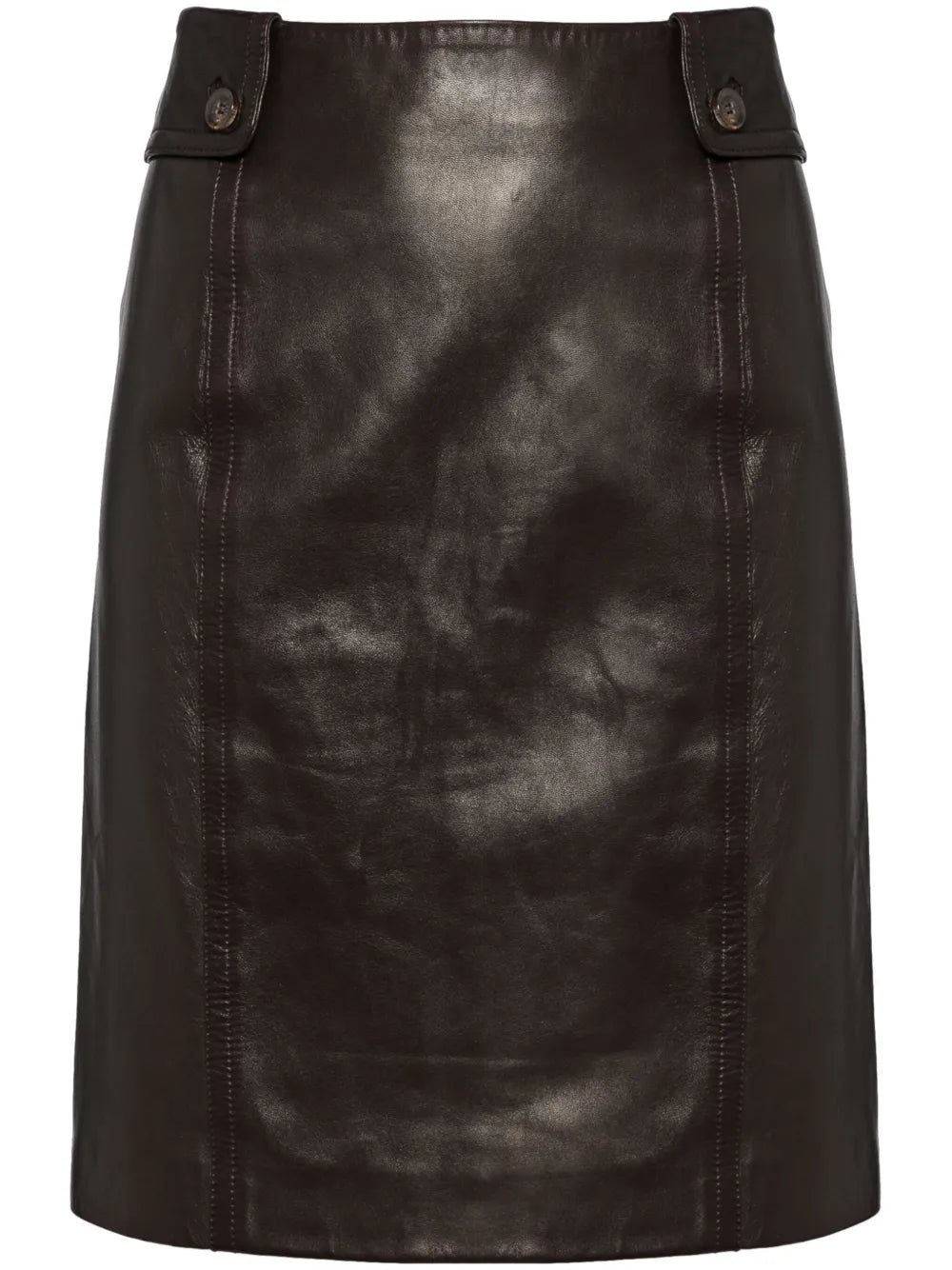 Leather Pencil Skirt