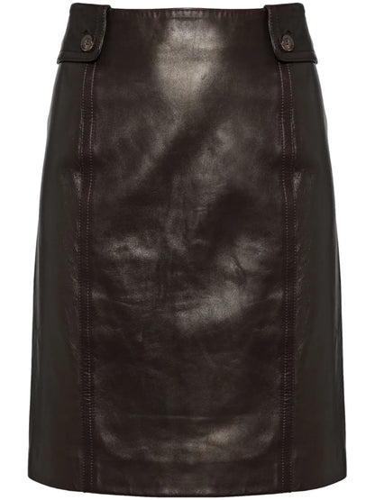 Leather Pencil Skirt