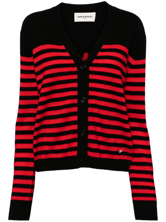 Striped Woolen Cardigan