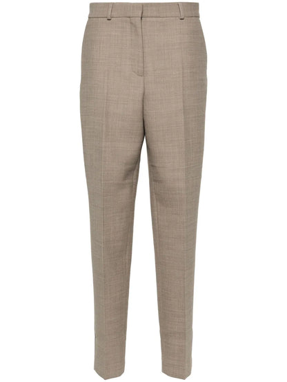Mélange-Effect Trousers