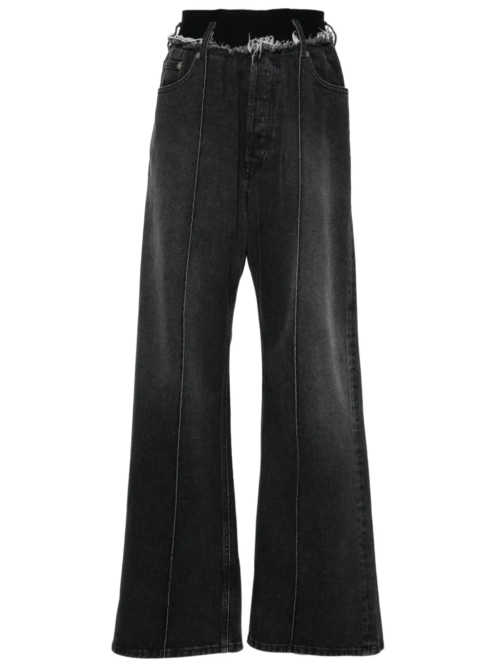 Logo-Waistband Jeans