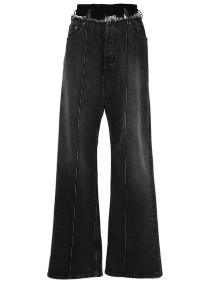 Logo-Waistband Jeans