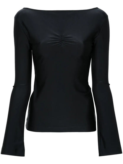 Logo-Embroidered Top