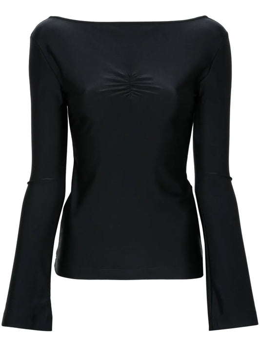 Logo-Embroidered Top