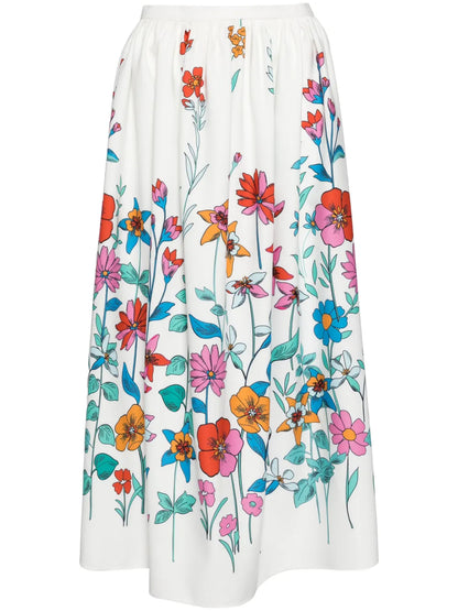 Hibiscus Midi Skirt