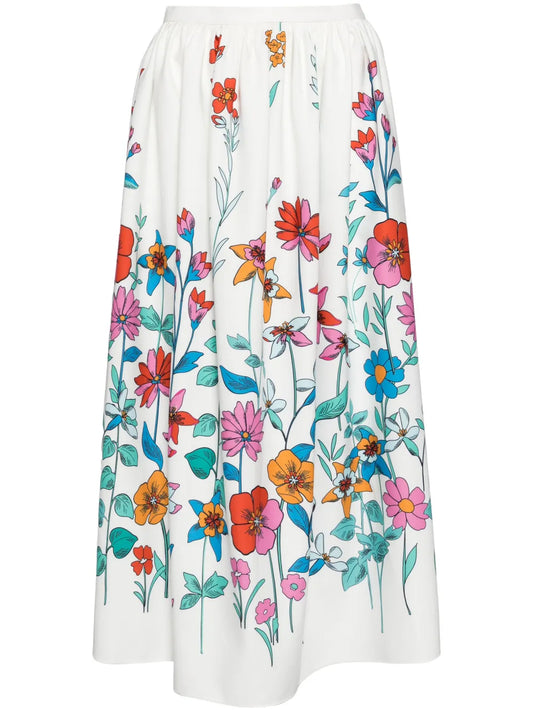 Hibiscus Midi Skirt