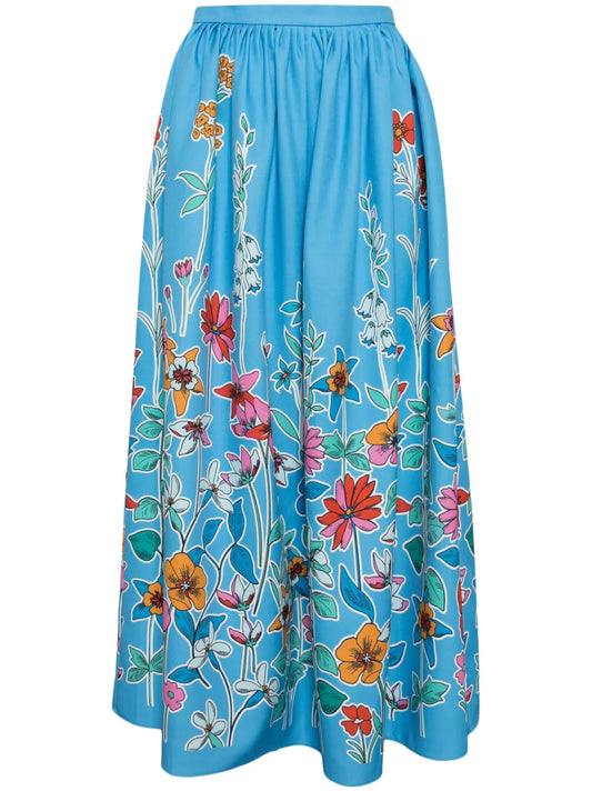 Hibiscus Midi Skirt