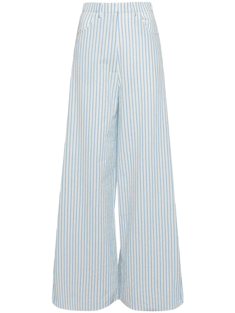 Kate Striped Wide-Leg Trousers