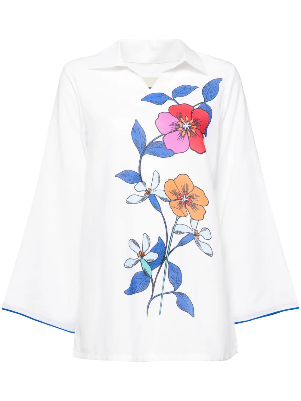 Hibiscus Linen Tunic