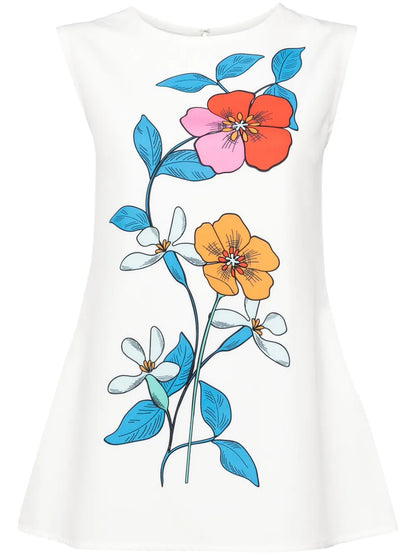 Hibiscus Sleeveless Tunic
