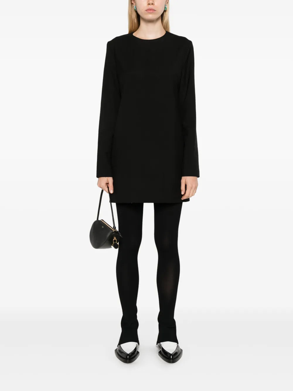 Long-Sleeve Mini Dress