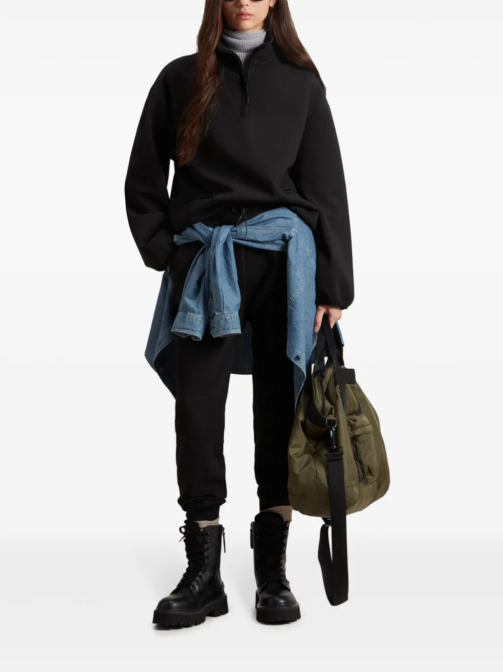 Fleece Zipped Sweatshirt