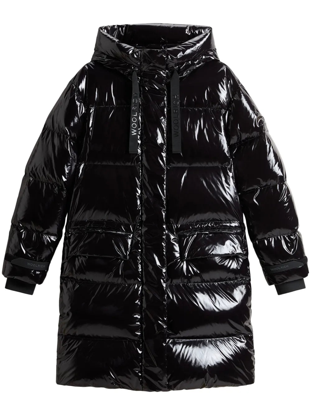 Glossy Quilted Parka