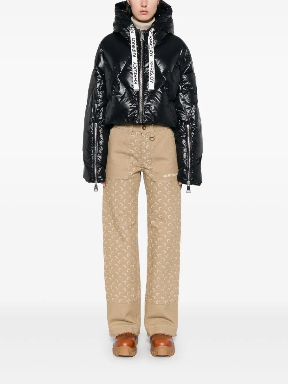 Khris Cropped Shiny Jacket