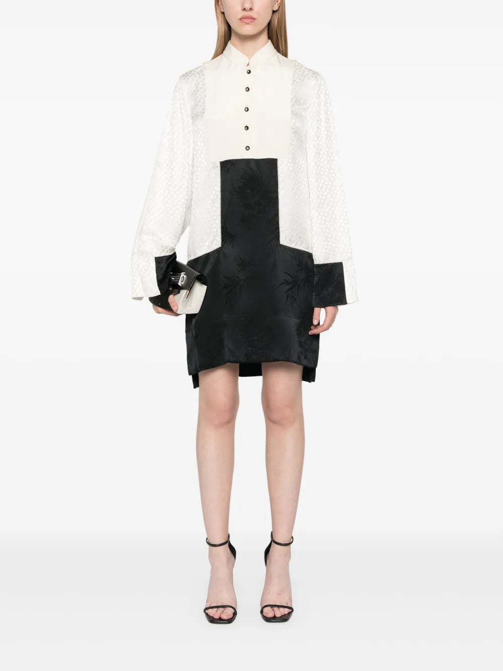 Jacquard Mini Dress