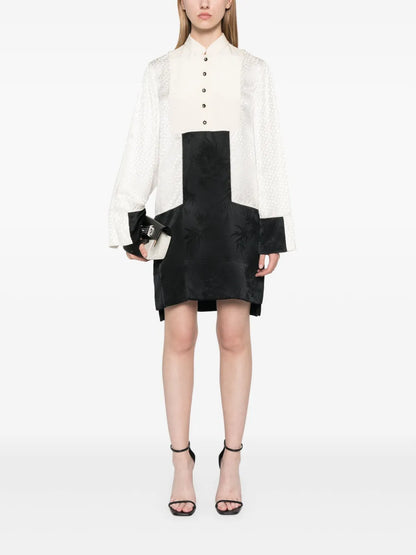 Jacquard Mini Dress