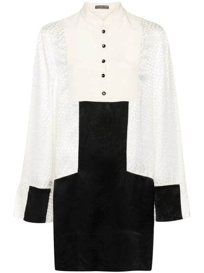 Jacquard Mini Dress
