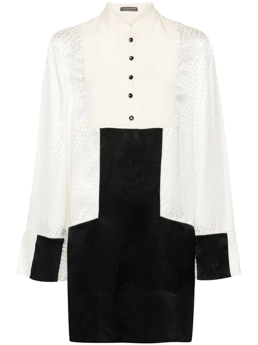 Jacquard Mini Dress
