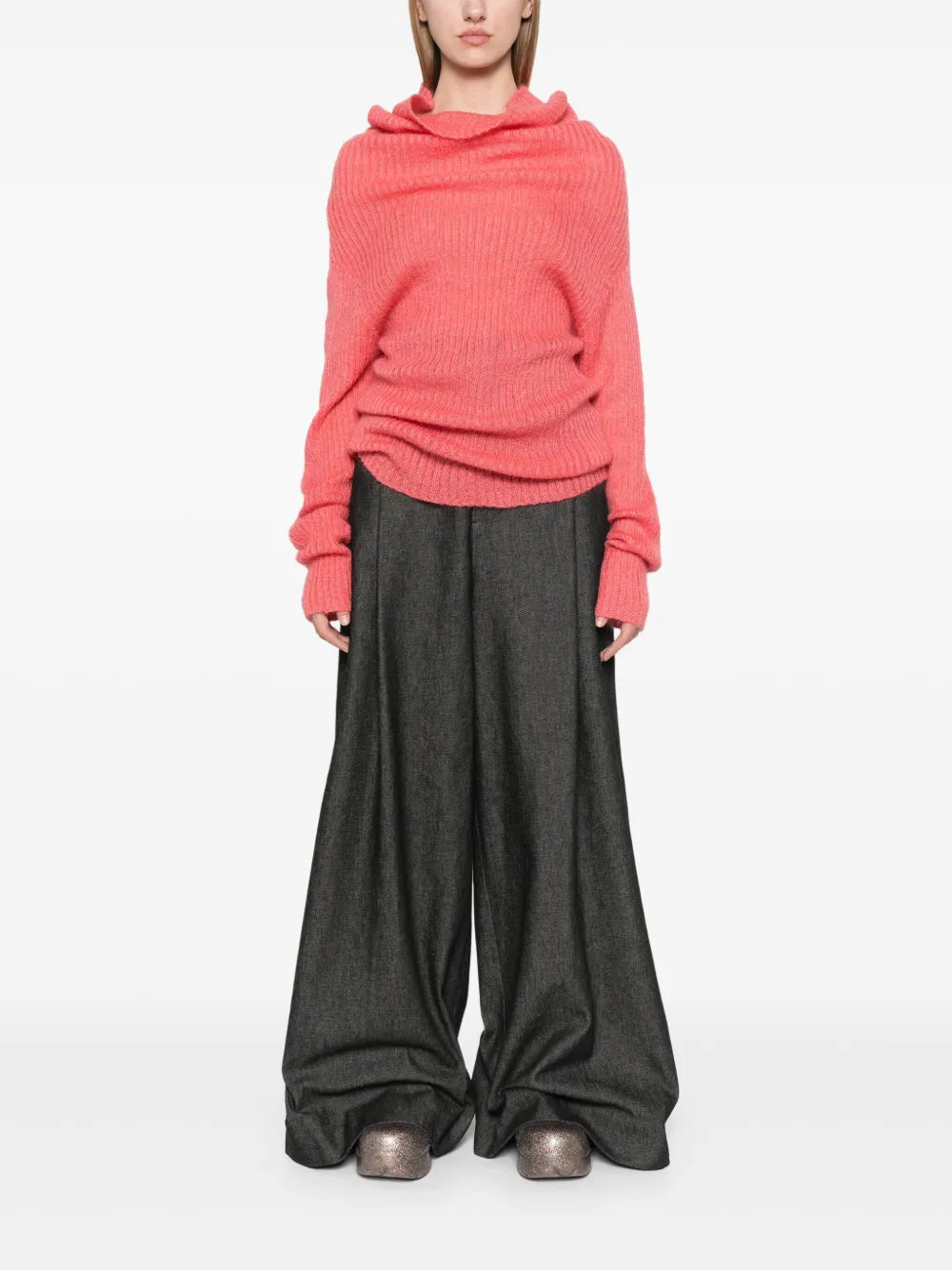 Cowl-Neck Sweater