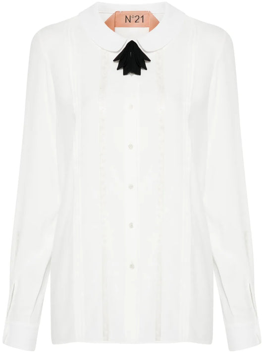Lace-Trim Shirt