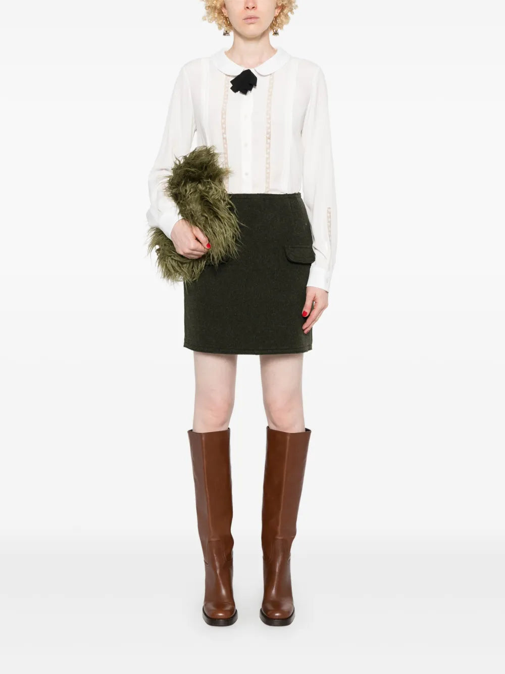Lace-Trim Shirt