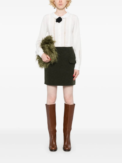 Lace-Trim Shirt
