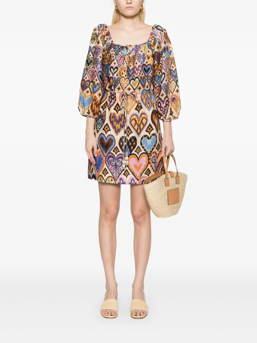 Puff Sleeves Dress