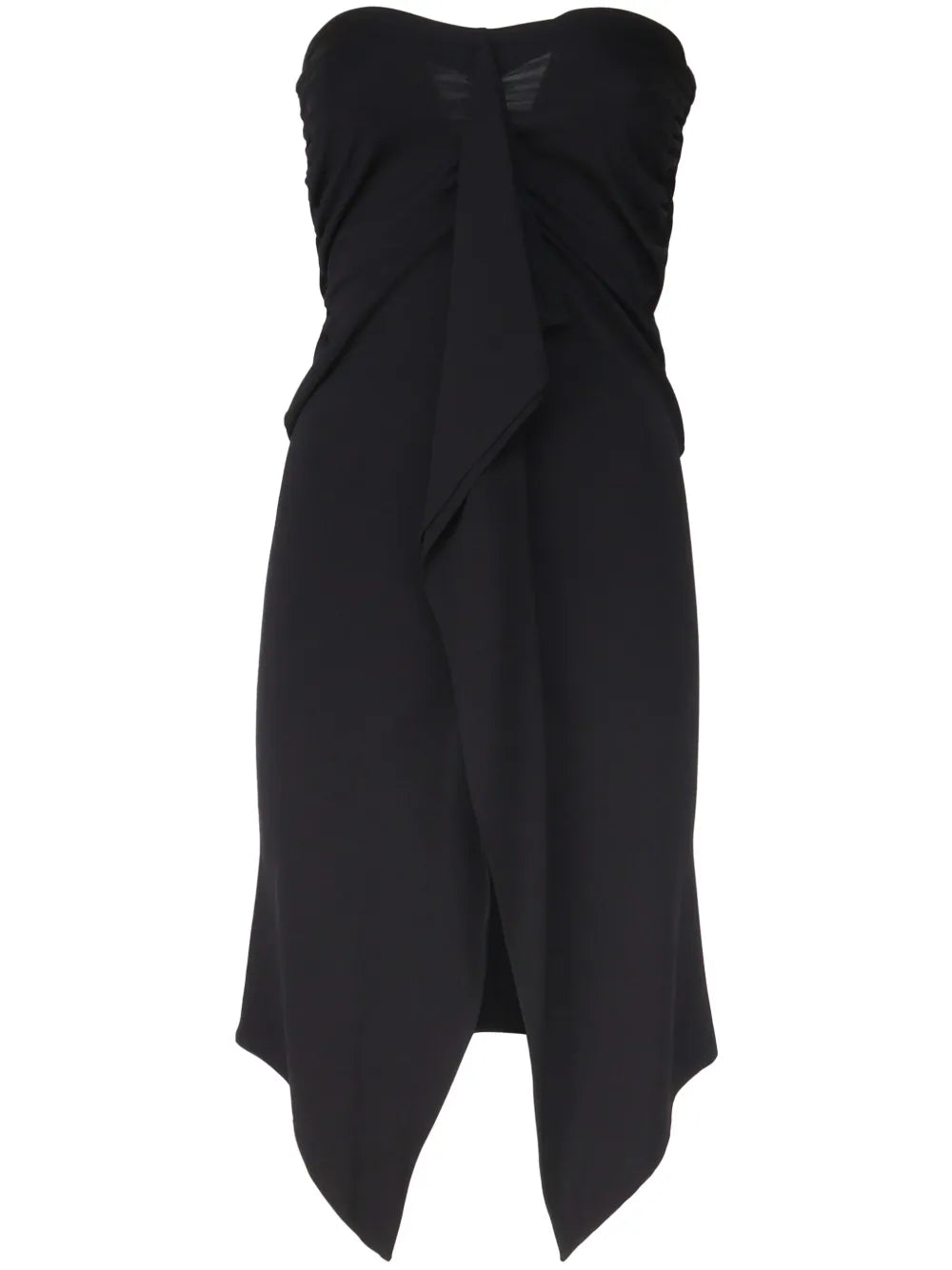 Draped Strapless Dress