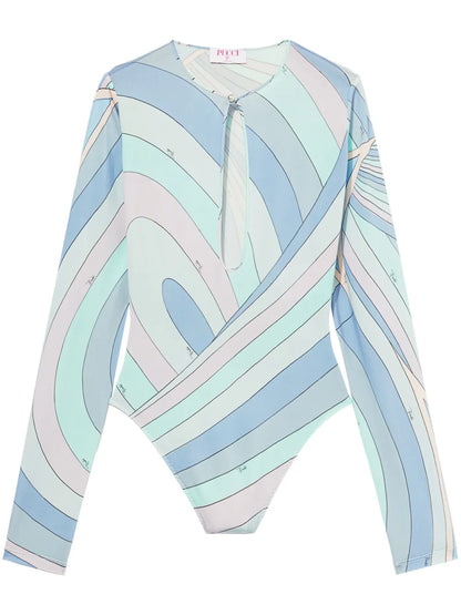 Iride-Print Bodysuit